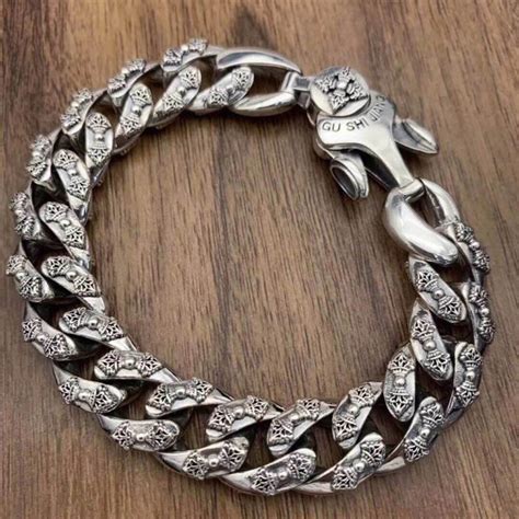 Trademark bracelet in 925 sterling silver 